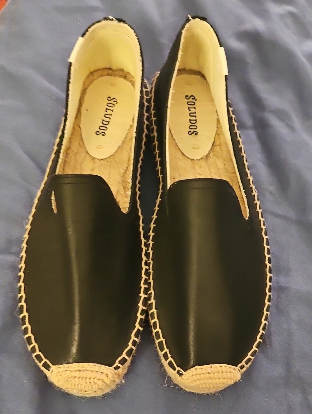 Soludos Dark Navy Blue Slip-On Espadrilles